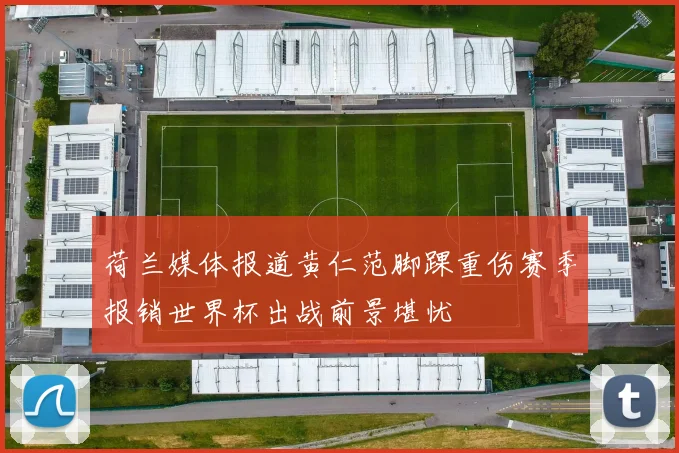 荷兰媒体报道黄仁范脚踝重伤赛季报销世界杯出战前景堪忧
